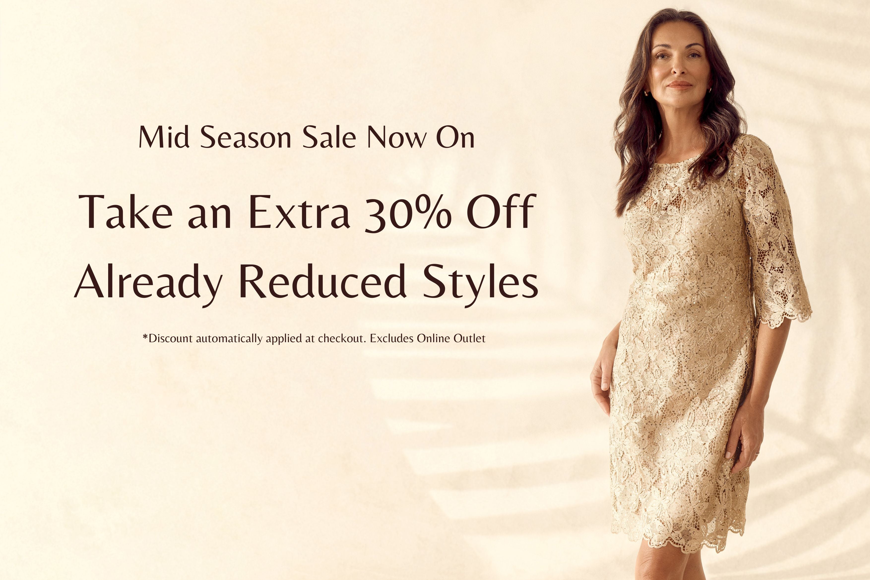 Take an Extra 30% Off Already Reduced Styles