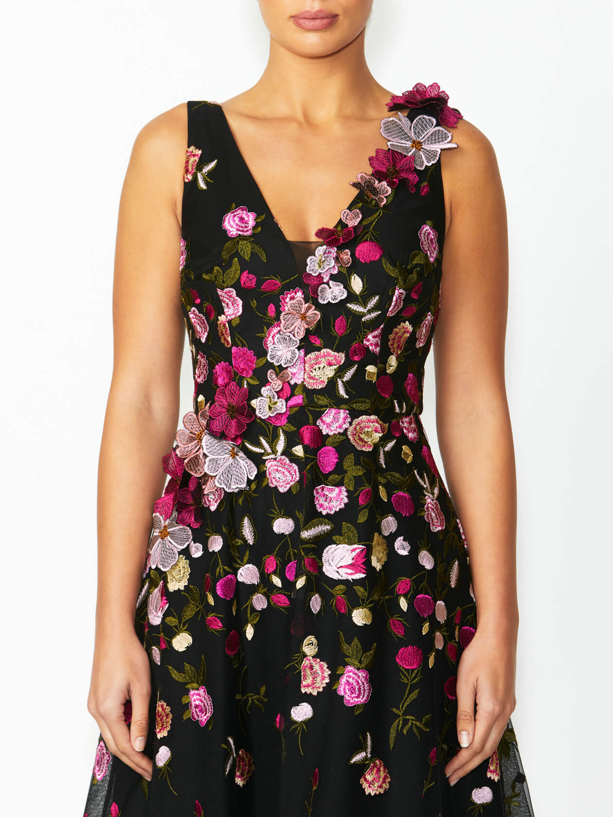 Belle Floral A-Line Dress