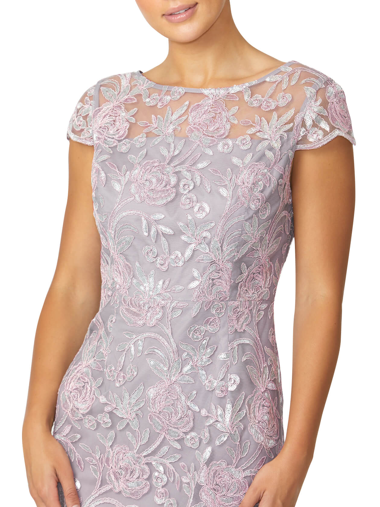 Women s Embroidered Shift Dress in Pink