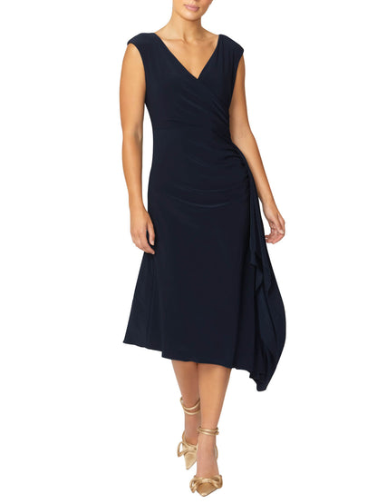 Amber Navy Jersey Dress