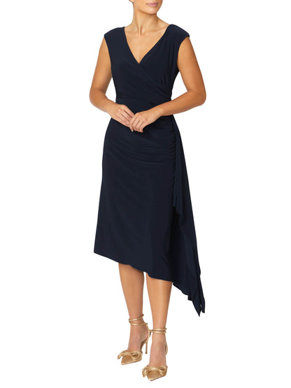 Amber Navy Jersey Dress