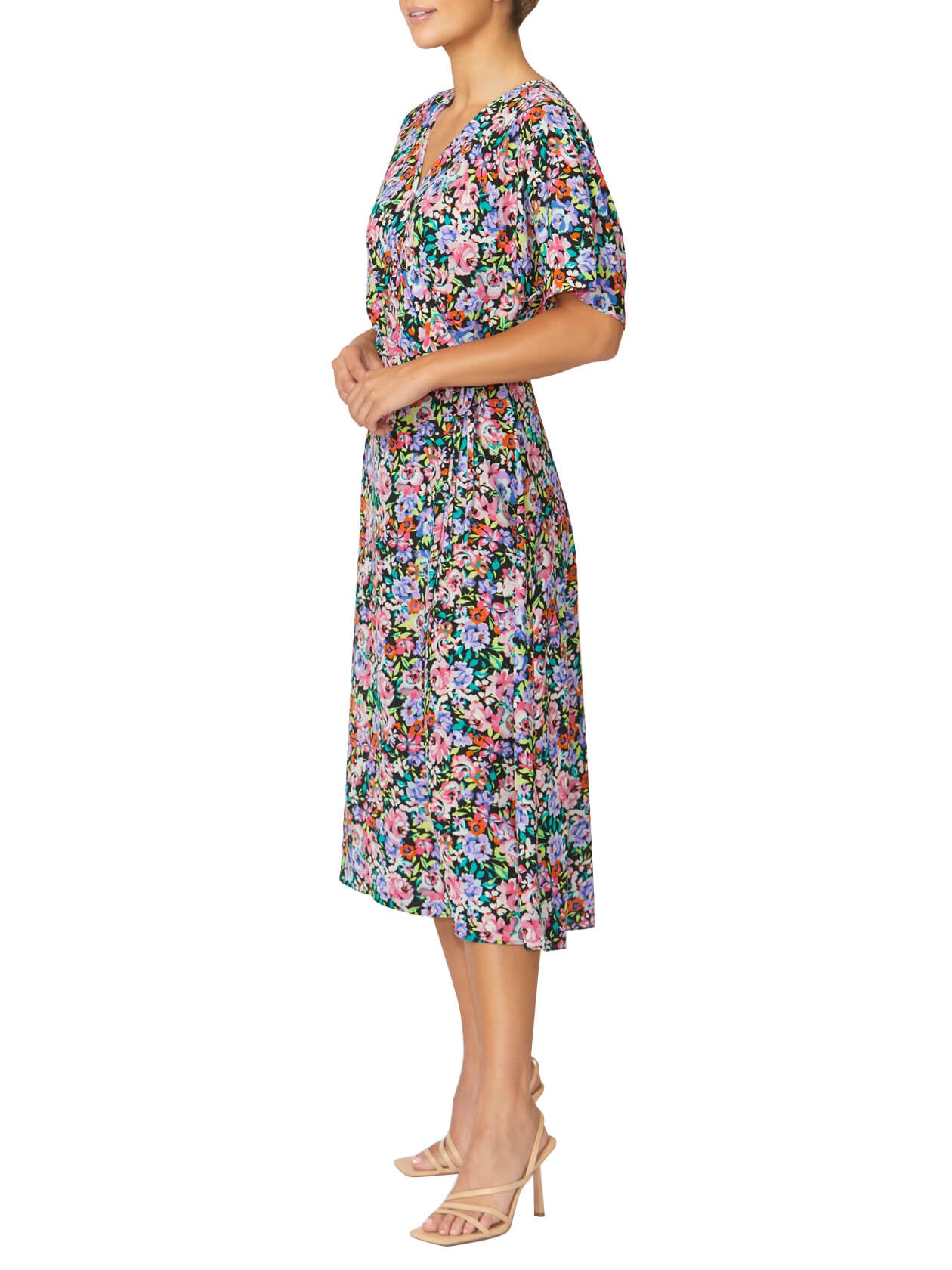 J crew clearance floral wrap dress