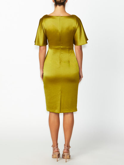 Ella Chartreuse Dress