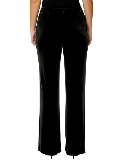 Regina Black Velour Pant