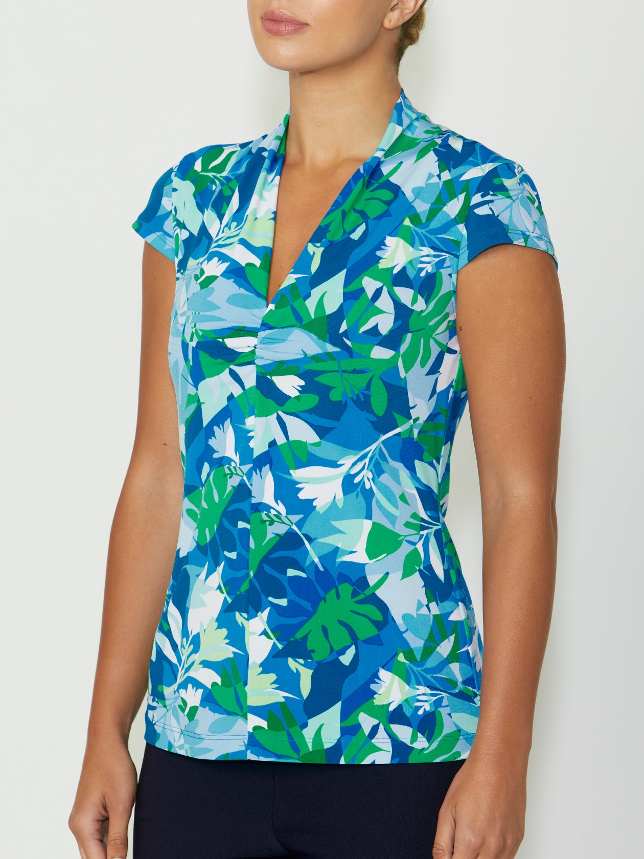 Women's Jersey Easy Fit Jersey Top in Print