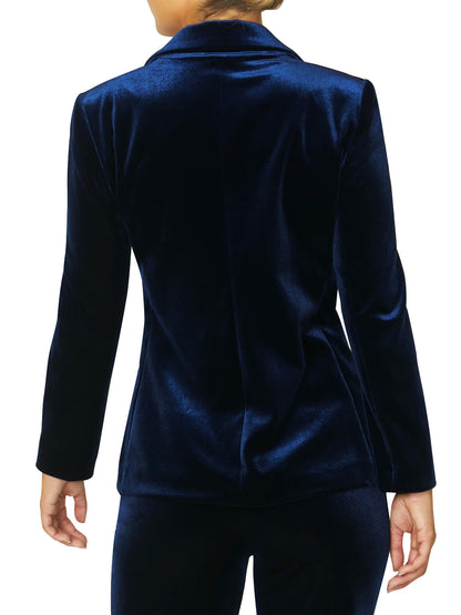 Riviera Sapphire Velour Jacket