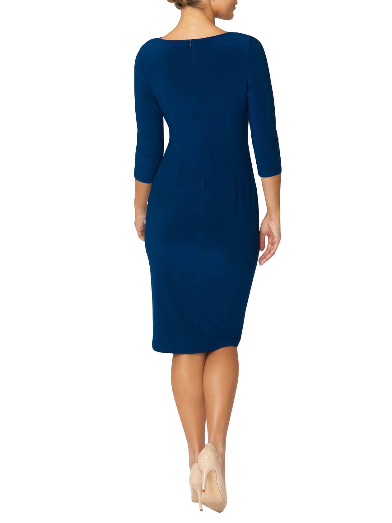 Blue jersey dresses best sale