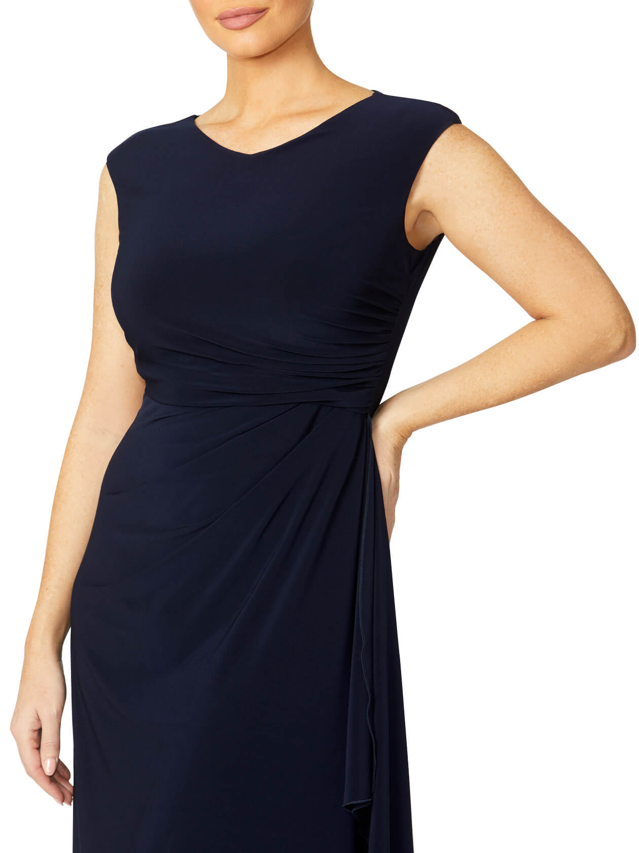 Navy blue 2024 jersey dress