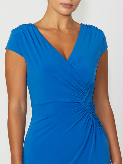 Women's Jersey Dress in Blue | Como