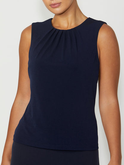 Women's Jersey Top in Navy | Katrine