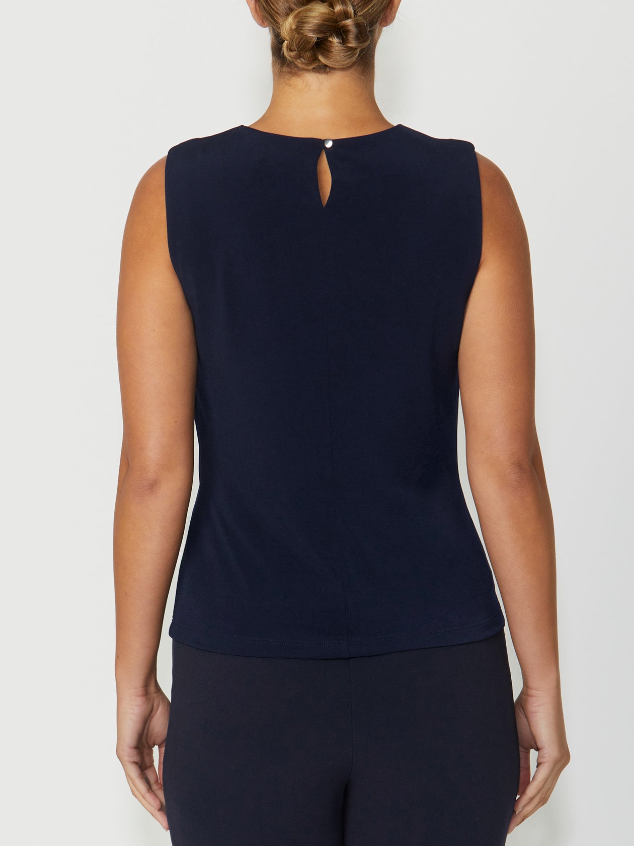 Women's Jersey Top in Navy | Katrine