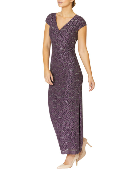 Stella Violet Stretch Lace Gown