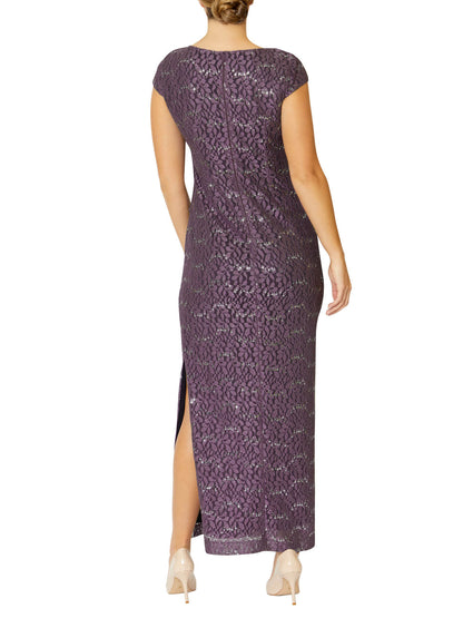 Stella Violet Stretch Lace Gown